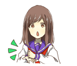 Lover of High school girl sticker #1545258