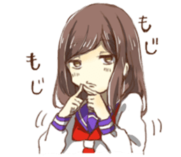 Lover of High school girl sticker #1545264