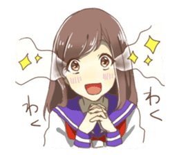 Lover of High school girl sticker #1545277