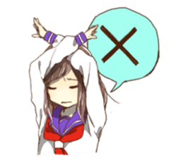 Lover of High school girl sticker #1545279