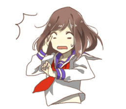 Lover of High school girl sticker #1545287