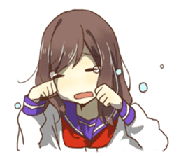 Lover of High school girl sticker #1545293