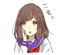 Lover of High school girl sticker #1545294