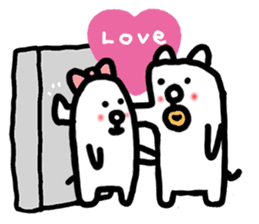 Kawaii Dog by jp actor Seiichi Tanabe sticker #1545533