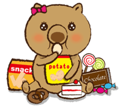 Merry wombats Melissa & Max sticker #1545577