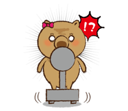 Merry wombats Melissa & Max sticker #1545580