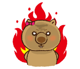 Merry wombats Melissa & Max sticker #1545585