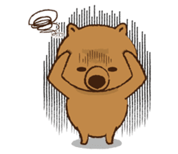 Merry wombats Melissa & Max sticker #1545601