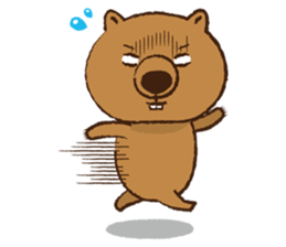 Merry wombats Melissa & Max sticker #1545607