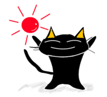 Every day of a black cat sticker #1545665