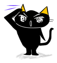 Every day of a black cat sticker #1545673