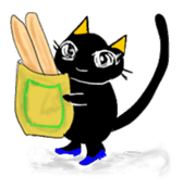 Every day of a black cat sticker #1545674