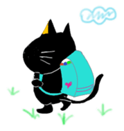 Every day of a black cat sticker #1545686