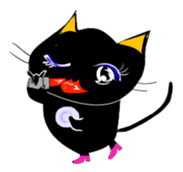 Every day of a black cat sticker #1545694