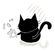 Every day of a black cat sticker #1545695