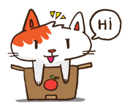 Som the Lonely cat sticker #1545976