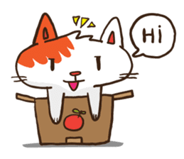 Som the Lonely cat sticker #1545976