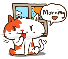 Som the Lonely cat sticker #1545980