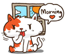 Som the Lonely cat sticker #1545980