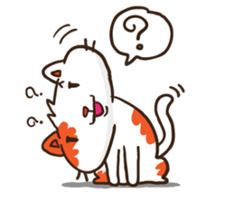 Som the Lonely cat sticker #1545982