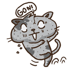 Som the Lonely cat sticker #1545983