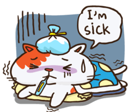 Som the Lonely cat sticker #1545984