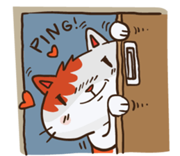 Som the Lonely cat sticker #1545985