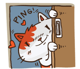 Som the Lonely cat sticker #1545985