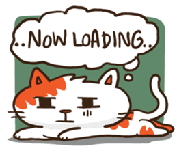 Som the Lonely cat sticker #1545987