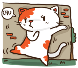 Som the Lonely cat sticker #1545988