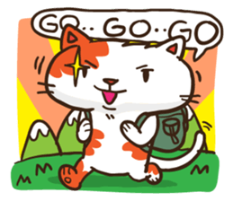 Som the Lonely cat sticker #1545991