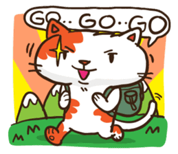 Som the Lonely cat sticker #1545991