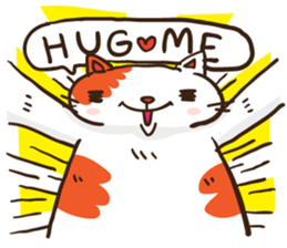 Som the Lonely cat sticker #1545993