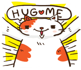 Som the Lonely cat sticker #1545993