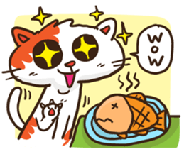 Som the Lonely cat sticker #1545995