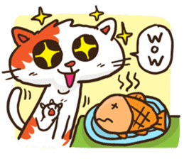 Som the Lonely cat sticker #1545995