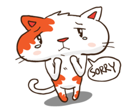 Som the Lonely cat sticker #1545997