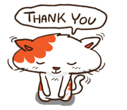 Som the Lonely cat sticker #1546000