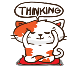 Som the Lonely cat sticker #1546001