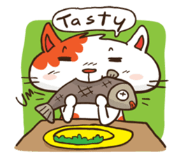 Som the Lonely cat sticker #1546003