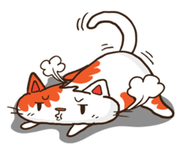 Som the Lonely cat sticker #1546004