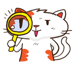 Som the Lonely cat sticker #1546007