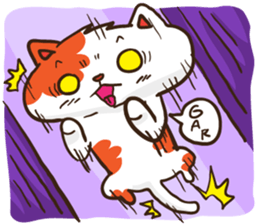 Som the Lonely cat sticker #1546008