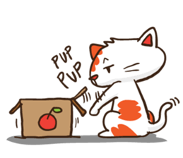 Som the Lonely cat sticker #1546010