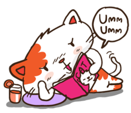 Som the Lonely cat sticker #1546011