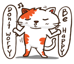 Som the Lonely cat sticker #1546012