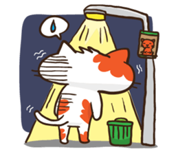 Som the Lonely cat sticker #1546014