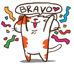 Som the Lonely cat sticker #1546015