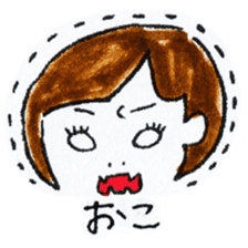 A figure skating geek Tomoko sticker #1546926