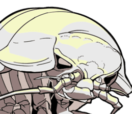 Both yucky and 'kawaii' deep-sea fish sticker #1547096